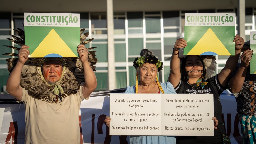 Passados quase quarenta anos da promulgação da Constituição Federal, das 1428 terras indígenas, 884 ainda não tiveram seus processos demarcatórios concluídos Foto: Tiago Miotto/Cimi.