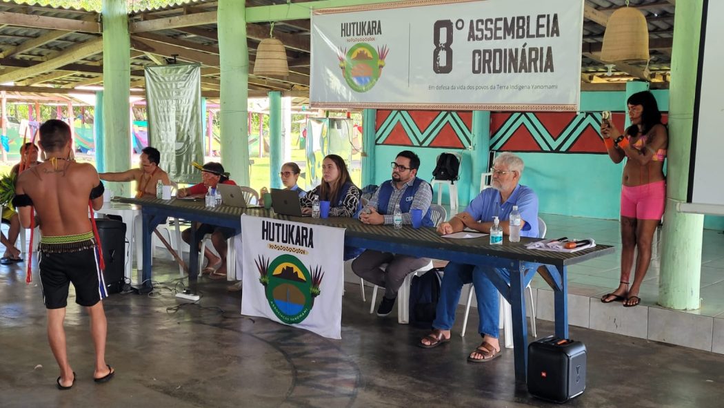 Hutukara Associação Yanomami realiza sua 8ª Assembleia Ordinário na TI Raposa Serra do Sol, em Roraima. Foto: Pe. Corrado Dalmonego.