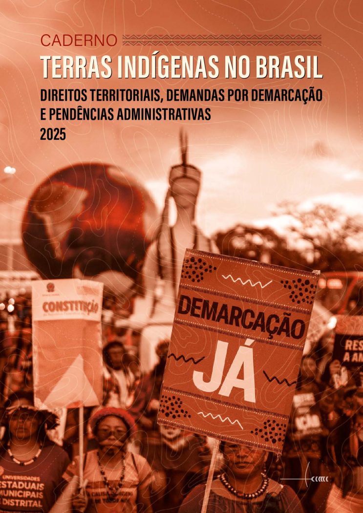 Capa do Caderno de Terras Indígenas do Brasil. Foto: Guilherme Cavalli/Cimi.
