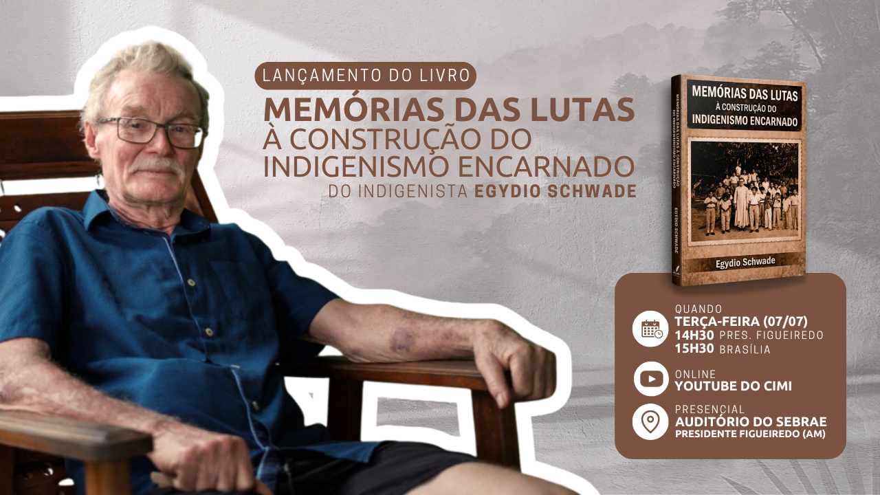 Livro do indigenista Egydio Schwade reúne seis décadas de memória e luta em defesa dos povos indígenas na Amazônia