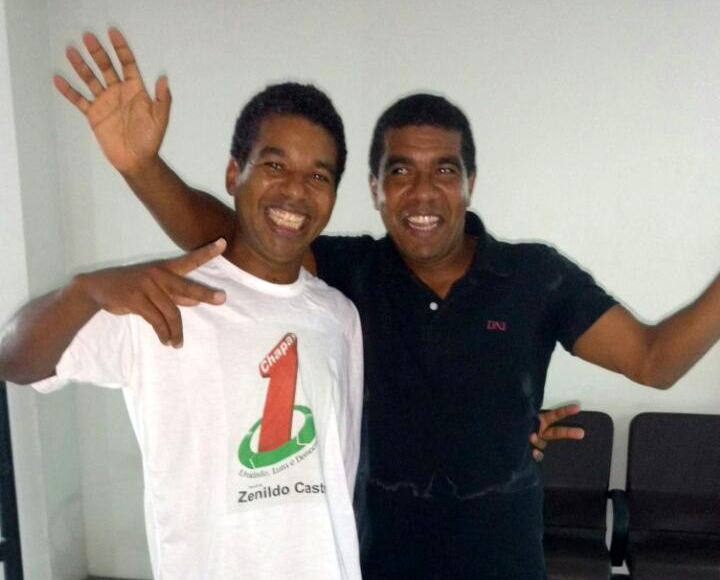 Fora do presídio: após audiência, Cacique Babau e Teity Tupinambá...