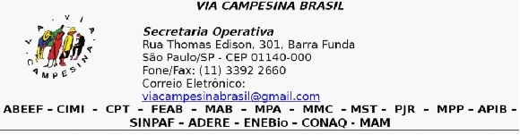 Posição da Via Campesina Brasil sobre a questão dos territórios:...